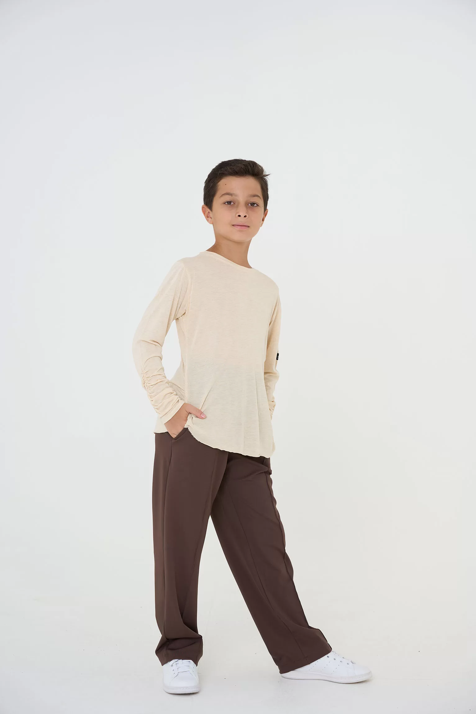 Comfort Pantolon Kahverengi — Erkek Çocuk | Pantolon | 002 | Relax by Espeki